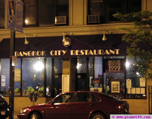 Bangkok City Restaurant , Boston