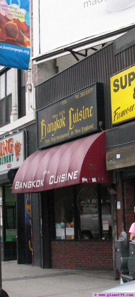 Bangkok Cuisine , Boston
