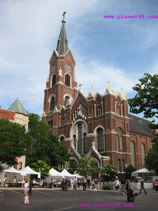 Celebration at St. Michael's Church In Old Town,Chicago