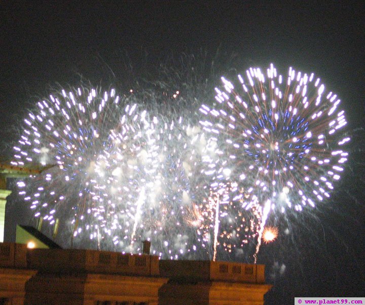 Fireworks at Buckingham Fountain,Chicago