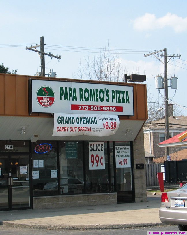 Papa Romeo's Pizza , Chicago