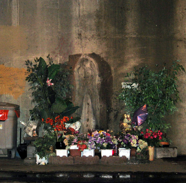 Fullerton Underpass Virgin Mary , Chicago